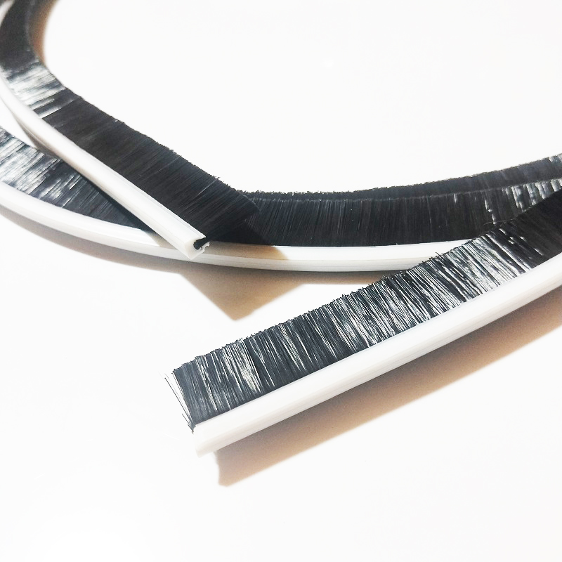 Plastic Base Seal Brush_Flexible Strip Brush_Nylon Seal Brush_Flexible